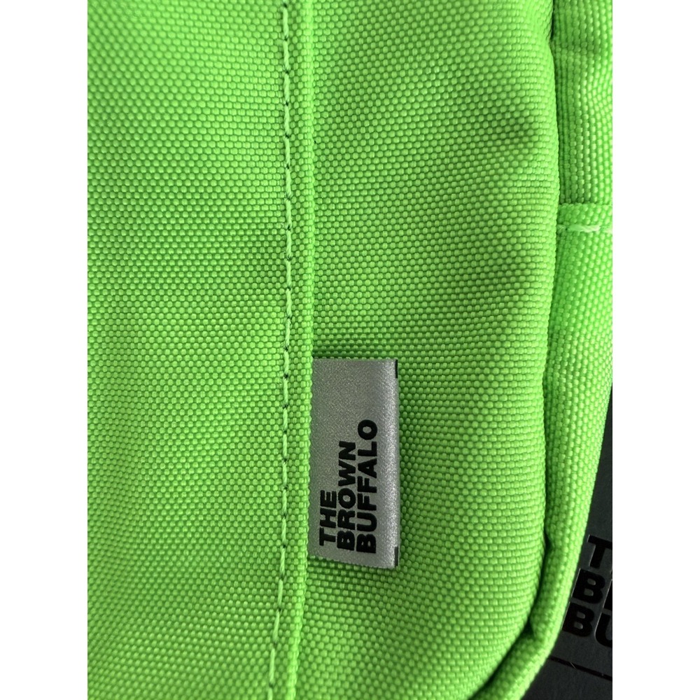 New The Brown Buffalo Conceal Sling Lime Green STORMPROOF Nylon Crossbody Sample - Picture 6 of 13